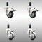 Service Caster 3 Inch 316SS Thermoplastic Rubber Swivel 1-1/8 Inch Stem Caster Lock Brake, 2PK SCC-SS316TTLEX20S314-TPRB-2-S-2-118 - alternate 3